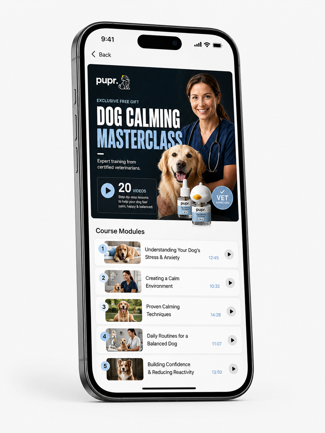 Pupr Dog Calming Masterclass Course